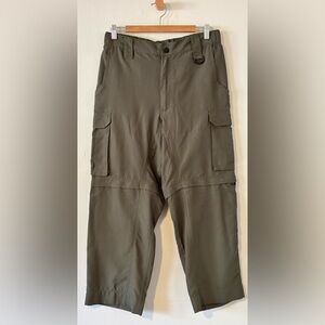 Boy Scouts of America Pants Adult Small Convertible Cargo Relaxed Fit